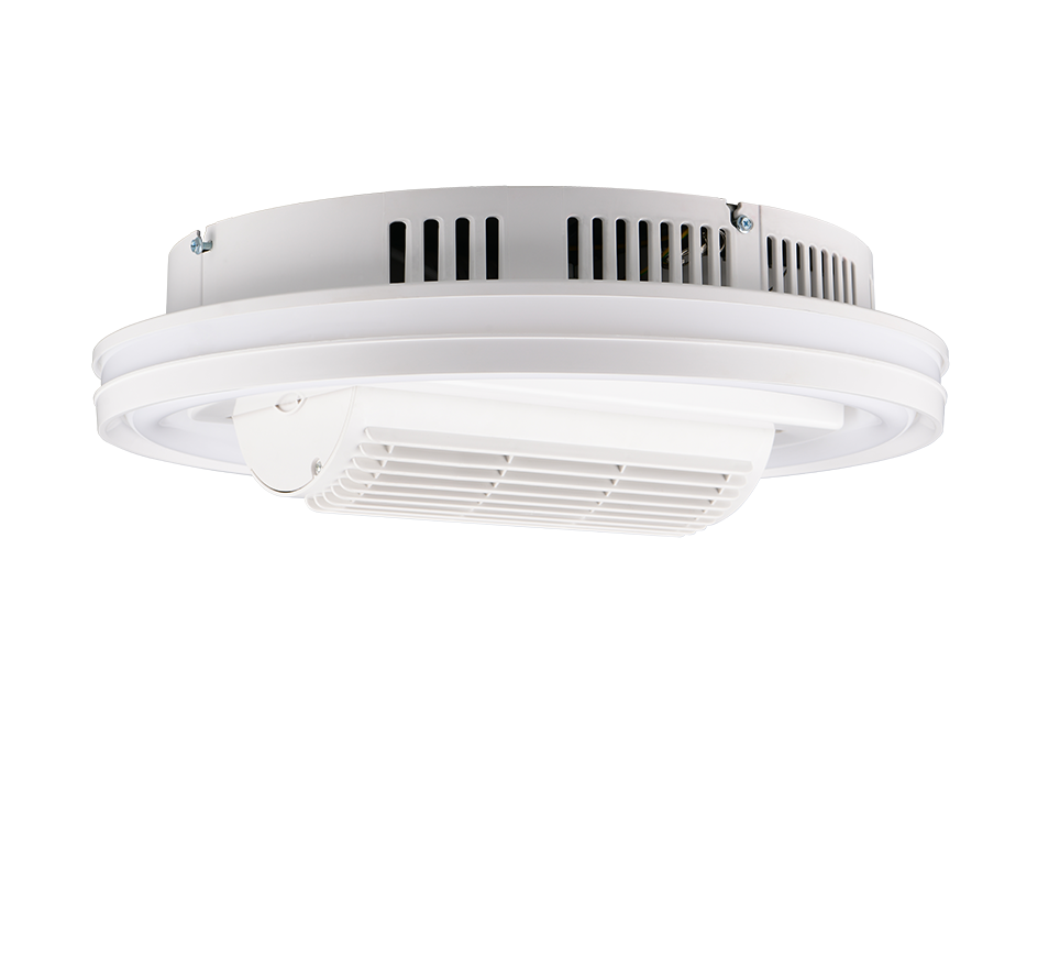Lustra LED Kurula White cu Ventilator si Telecomanda Premium Germany