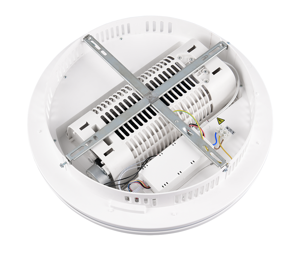 Lustra LED Kurula White cu Ventilator si Telecomanda Premium Germany