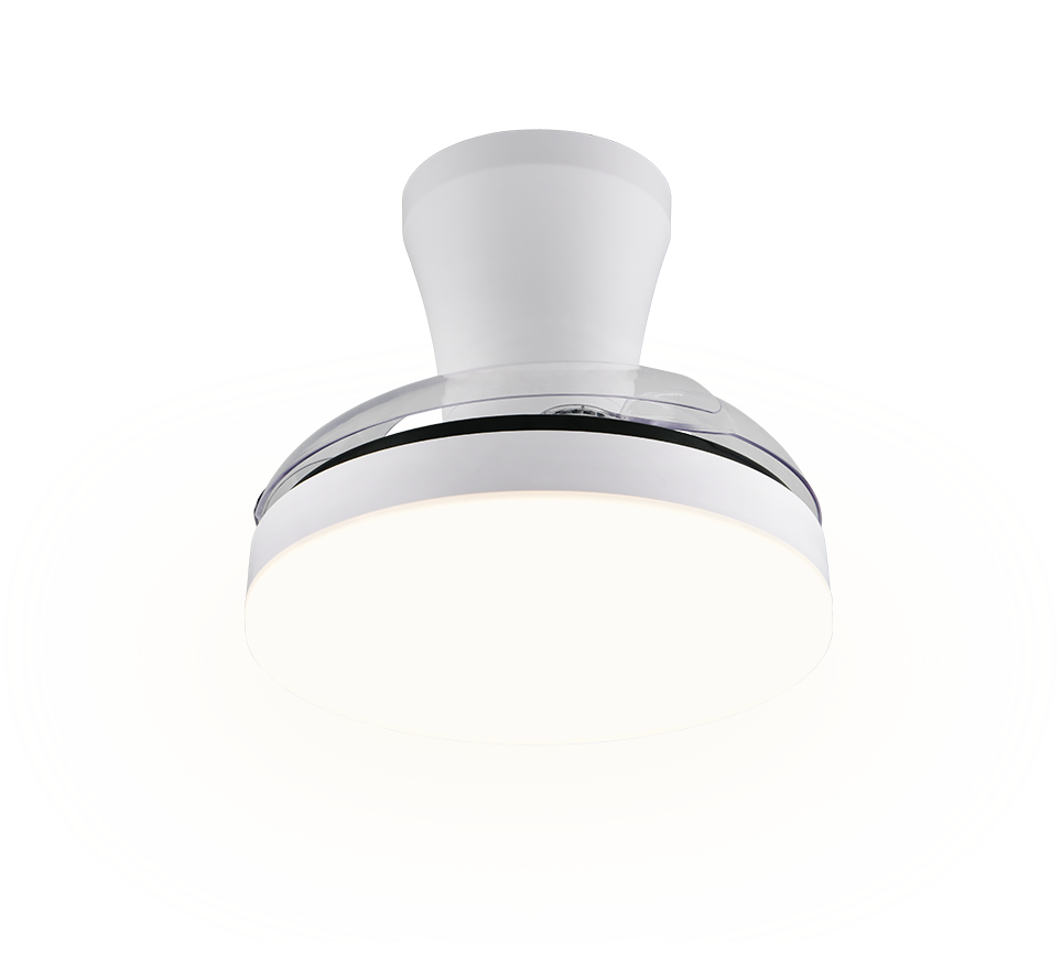 Lustra LED Tampere White cu Ventilator si Telecomanda Premium Germany