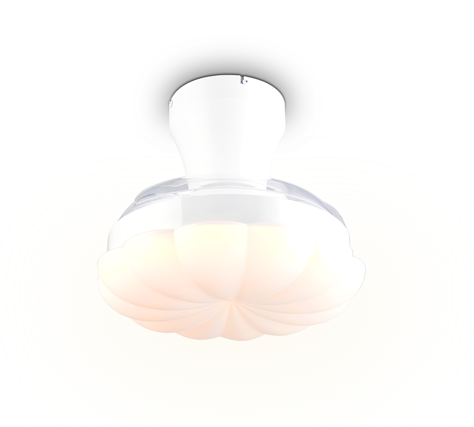 Lustra LED Boras White cu Ventilator si Telecomanda Premium Germany