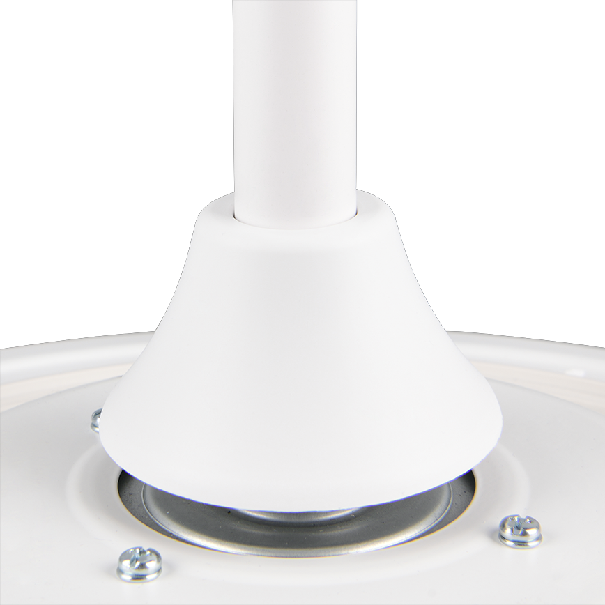 Lustra LED Volda White & Wood cu Ventilator si Telecomanda Premium Germany