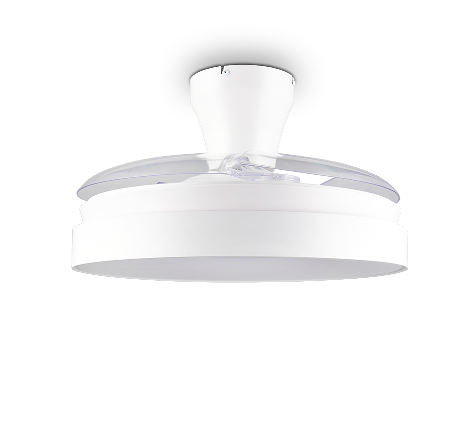 Lustra LED Vansbro White cu Ventilator si Telecomanda Premium Germany