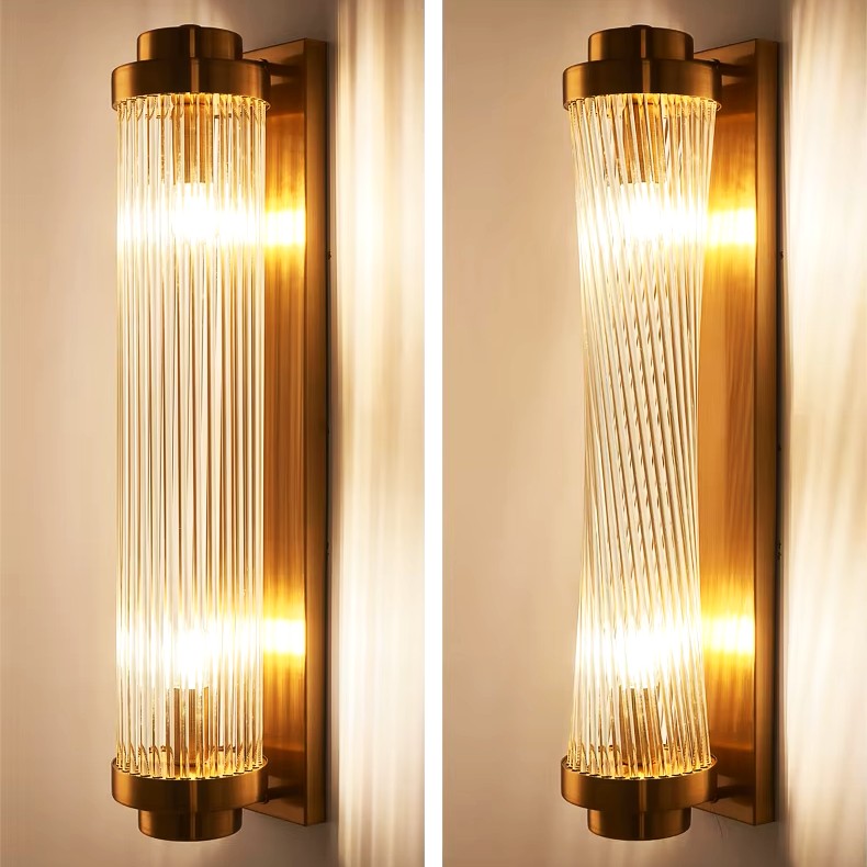 Aplica Perete Luxury Glass Gold Reglabila