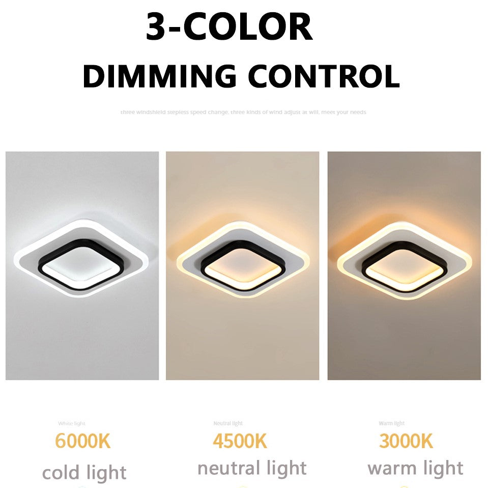 Lustra Led 44W Loki Square Echivalent 200W Lighting Fixtures