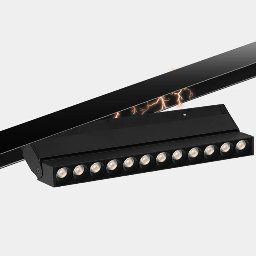 Spot LED 12W Magnetic Pliabil SMART CCT Negru Telecomanda