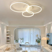 Lustra LED Beauty White Circle Echivalent 600W Telecomanda