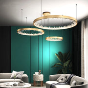 Lustra LED ICE-AGE Gold 3 Segmente Mobile Echivalent 800W