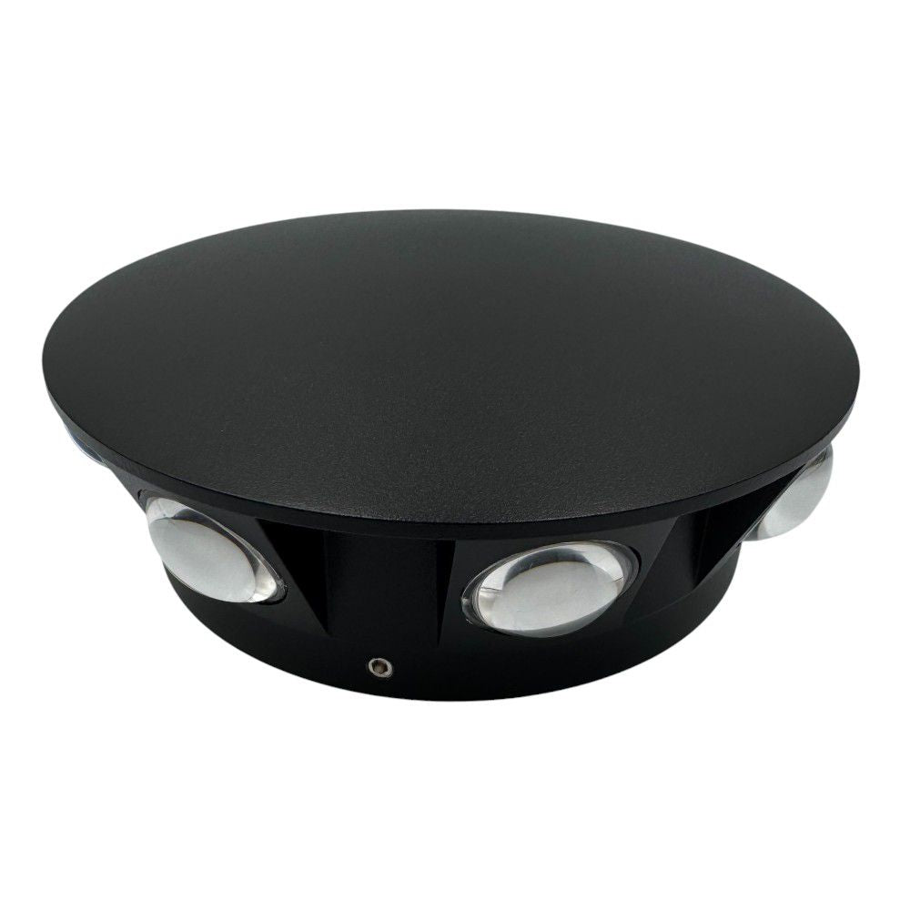 Aplica LED 8W Meteor Black Exterior IP65