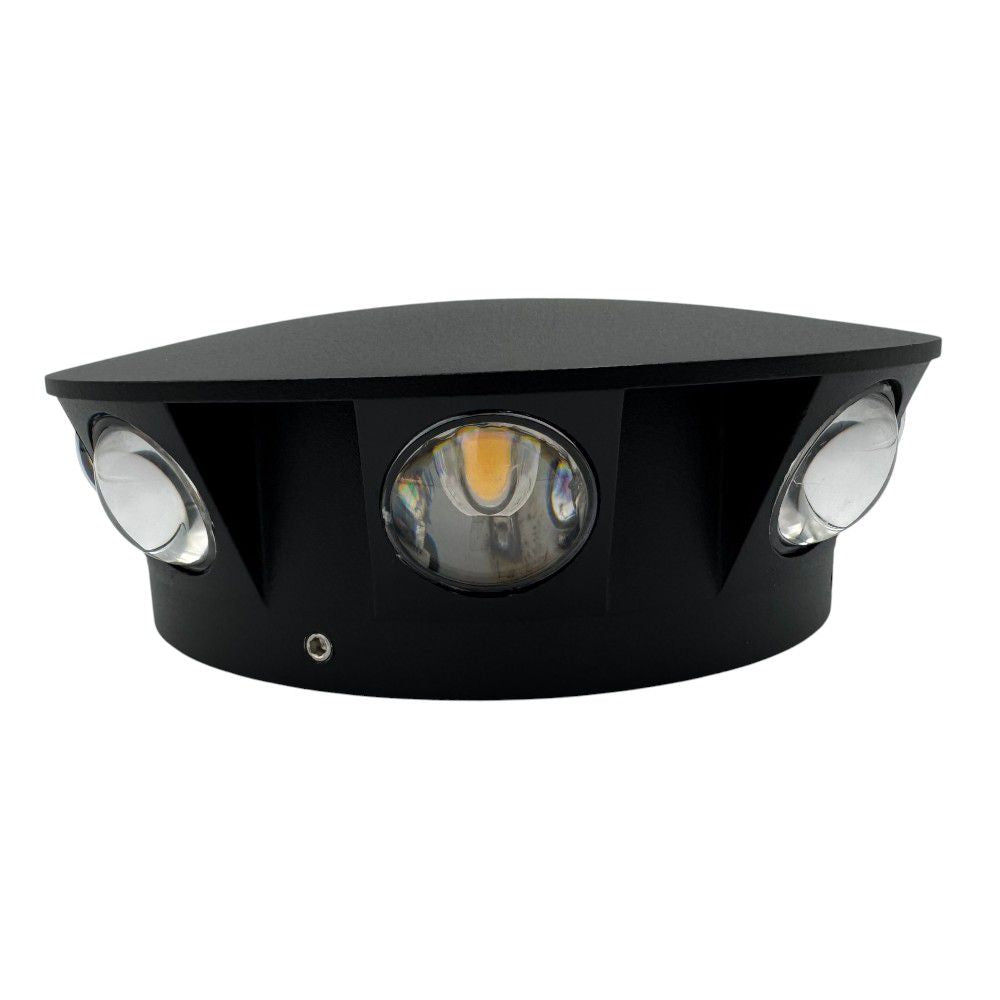 Aplica LED 8W Meteor Black Exterior IP65
