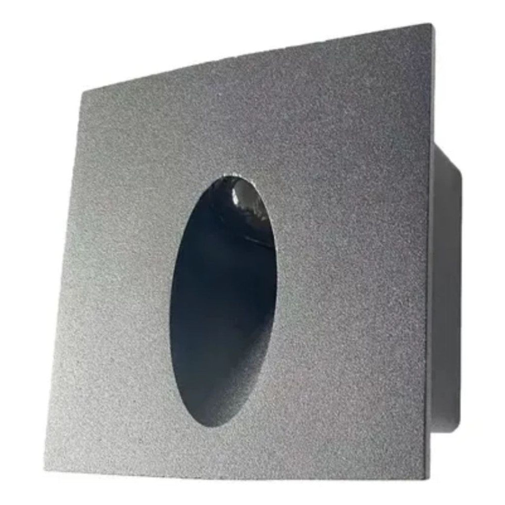 Spot LED Exterior Treapta LYON 3W IP65 Patrat