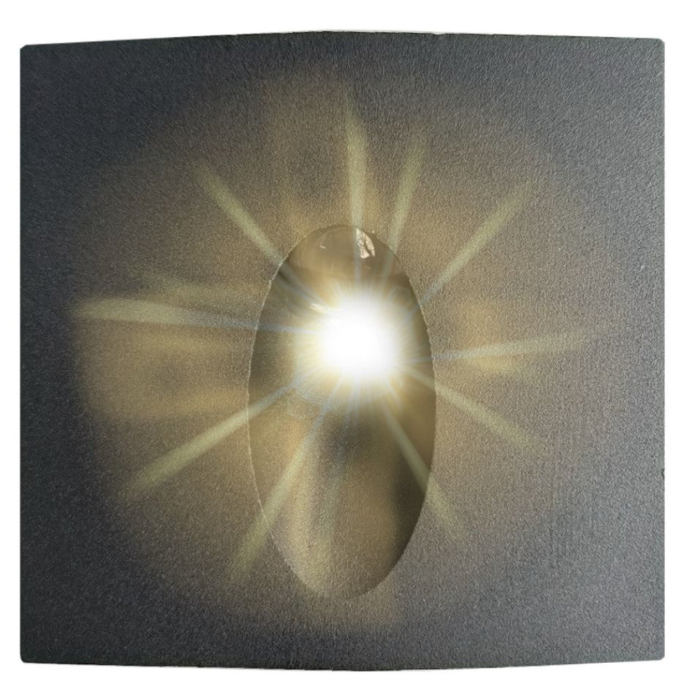 Spot LED Exterior Treapta LYON 3W IP65 Patrat