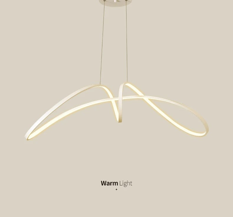 Lustra LED 108W Suspendata Eliptic White SMART