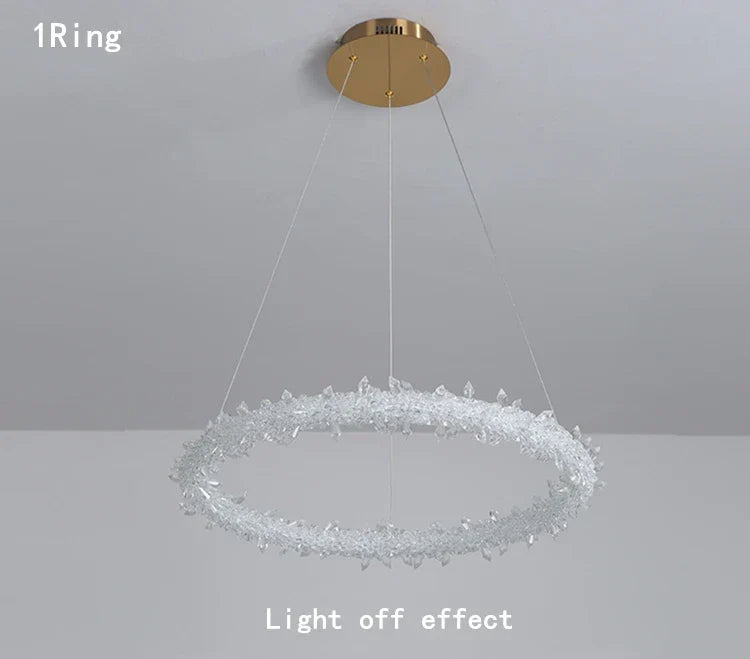 Lustra LED Suspendata Cristal LUXURY FROZEN