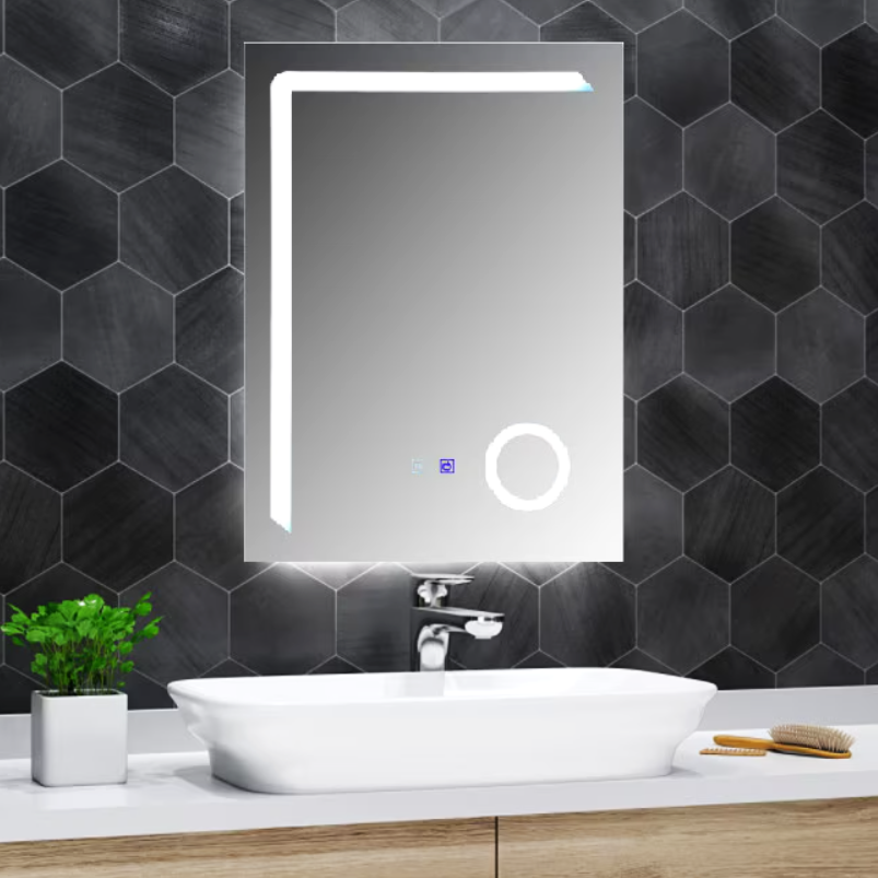 Oglinda LED Dreptunghiulara 60x80cm Functie Dezaburire si Touch J01