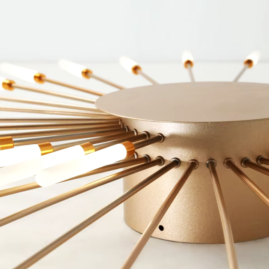 Lustra LED American Splendor Gold Echivalent 800W Telecomanda