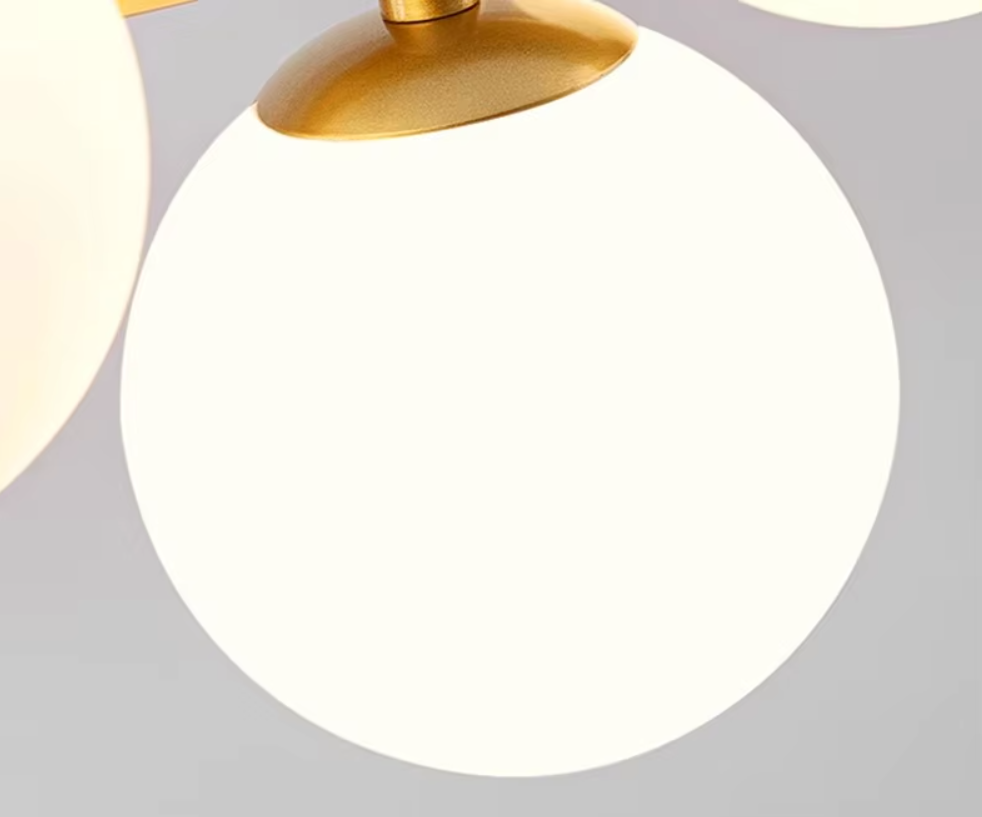 Lustra Abajur Mat Gold Liniara 11Xg9 Chandeliers