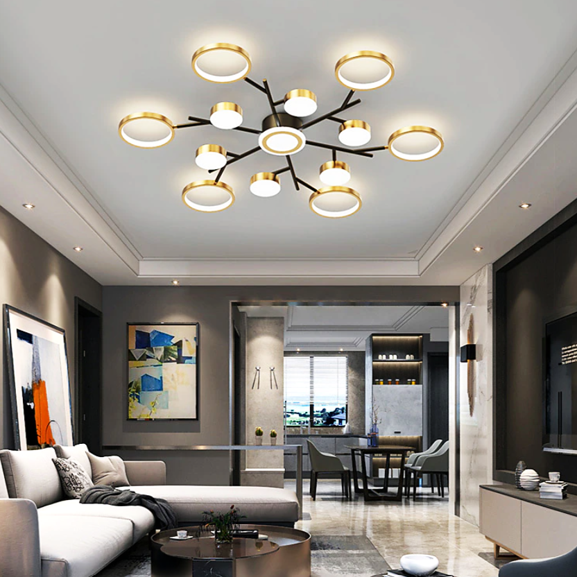 Lustra LED Nordic Style Echivalent 800W Telecomanda R9030-13