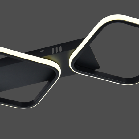 Lustra LED Lumara Black Echivalent 300W