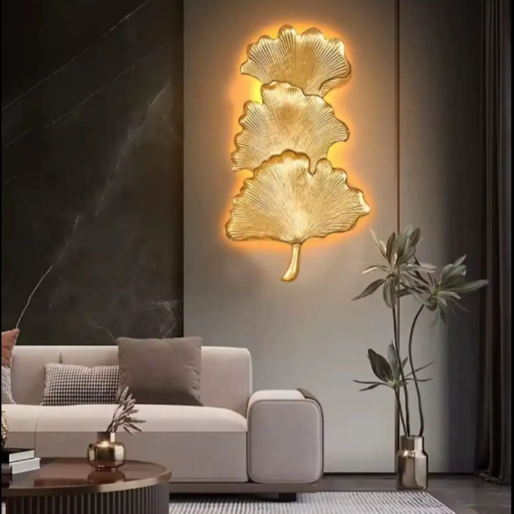 Aplica LED GOLD LEAF YCM 6310 GD AURIE / MINIMALIST DESIGN / APLICA PERETE Wall Light Fixtures