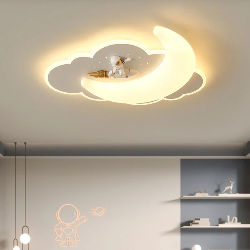 Lustra LED Kids Astronaut Echivalent 600W Telecomanda 55CM / KIDS Lighting Fixtures