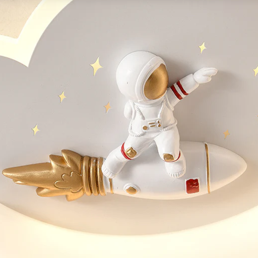 Lustra LED Kids Astronaut Echivalent 600W Telecomanda