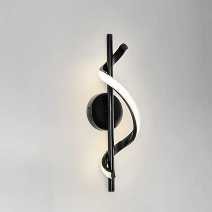 Aplica LED ROKO 10W Neagra Echivalent 120W