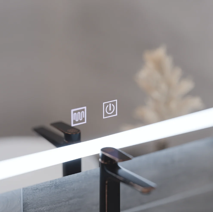 Oglinda LED Dreptunghiulara 80X60cm cu Functie Dezaburire si Touch