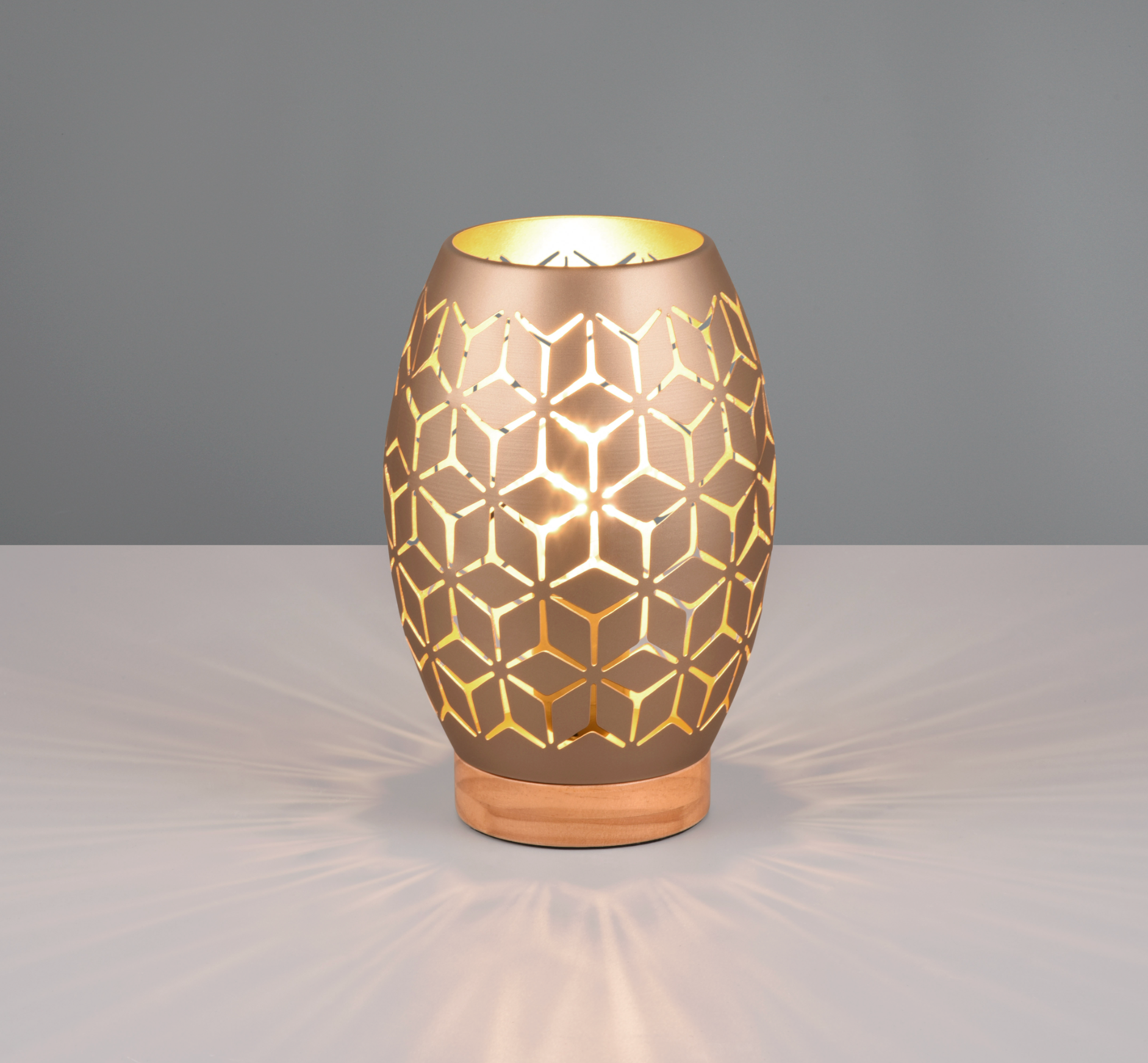 Veioza Decorativa BIDAR 1xE27 Maro