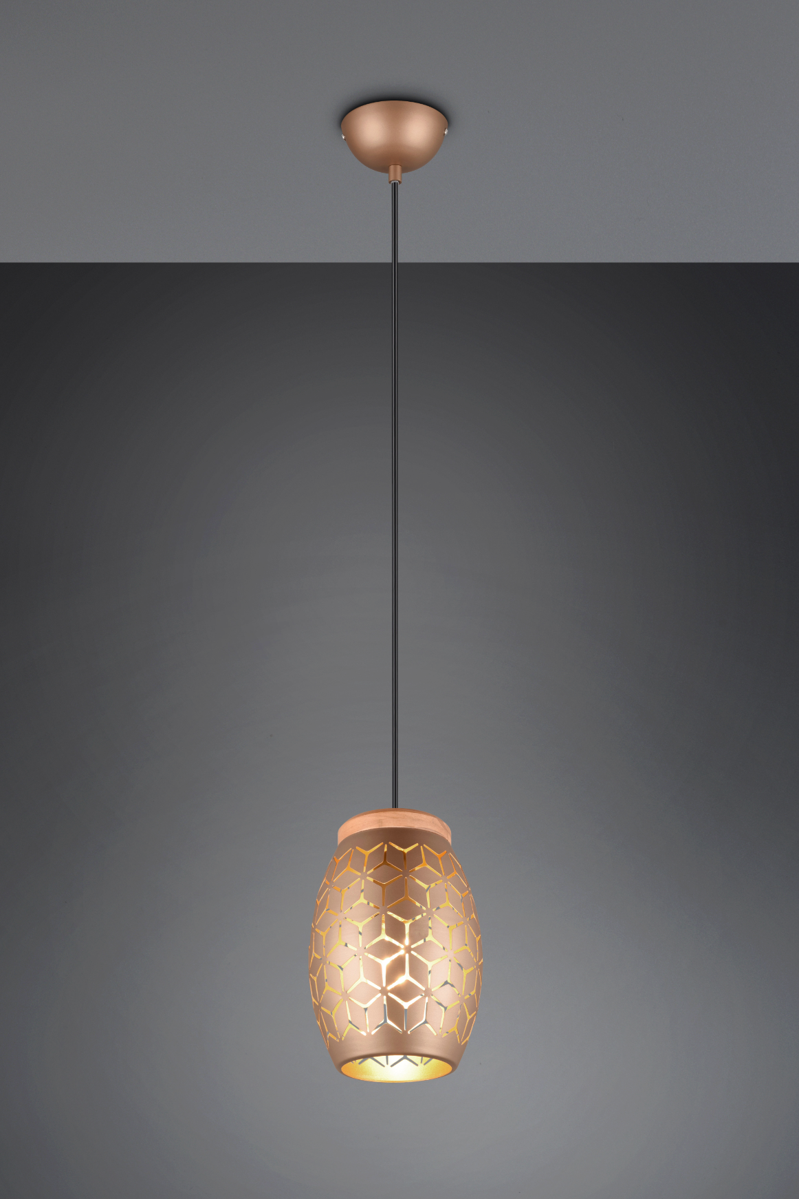 Pendul Decorativ BIDAR 1xE27 Maro