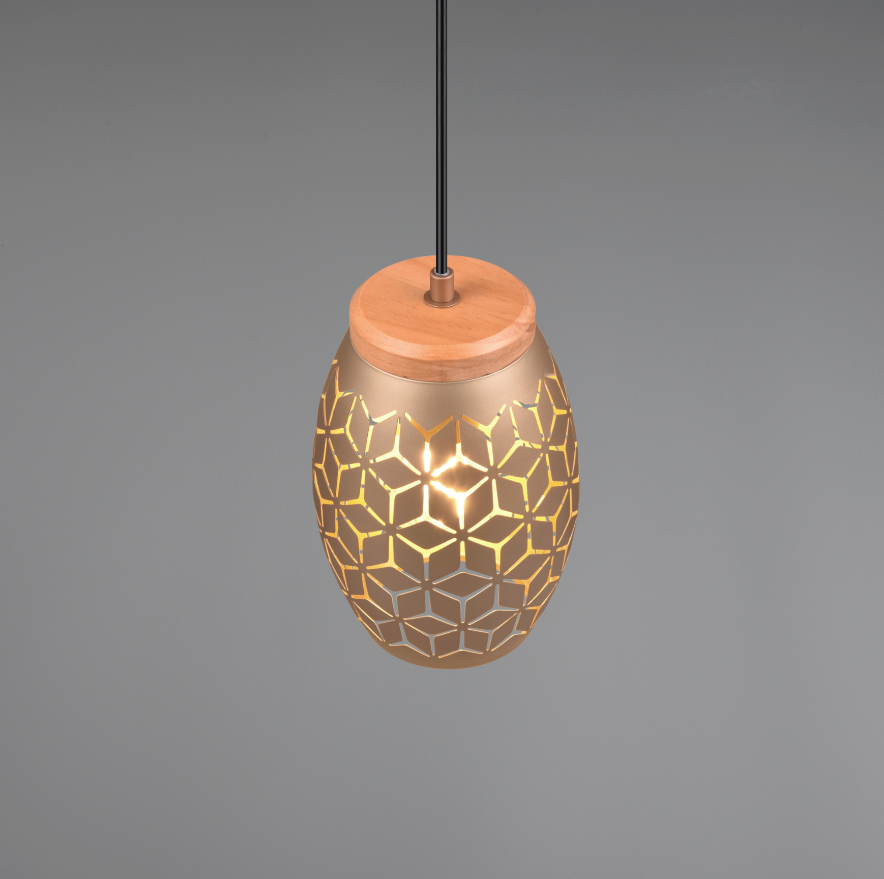 Pendul Decorativ BIDAR 1xE27 Maro