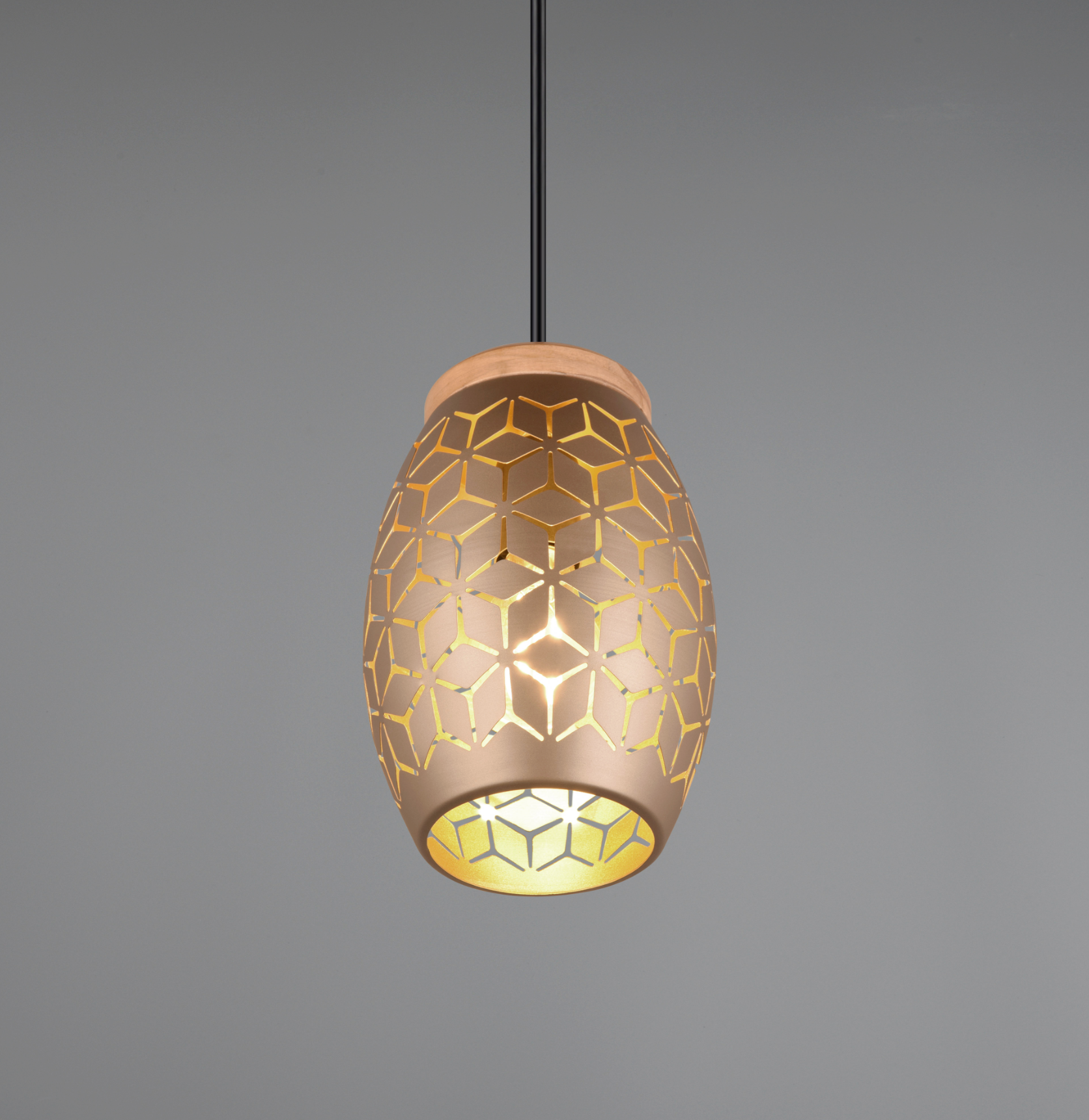 Pendul Decorativ BIDAR 1xE27 Maro