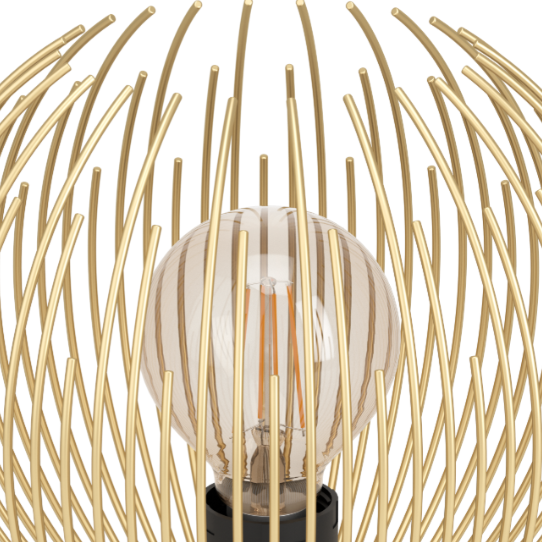 Veioza Decorativa VENEZUELA Black & Gold 23CM