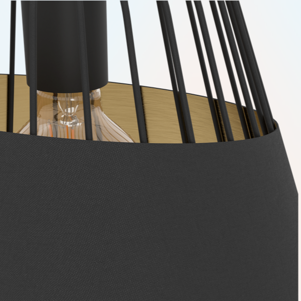 Pendul TAUSTELL Black & Gold 110CM Eglo NEAGRA / ABAJUR Lighting Fixtures