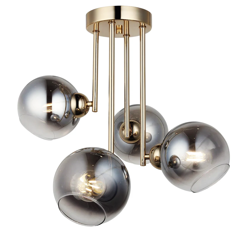 Lustra Abajur Fumuriu Aplicata 4xE27 MX413-4