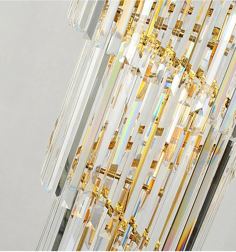 Candelabru Cristal GLORY GOLDEN LUXURY 300cm