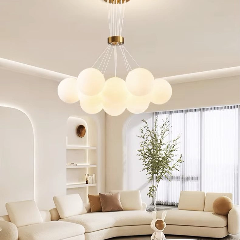 Lustra Abajur Mat Gold Bundle Chandeliers