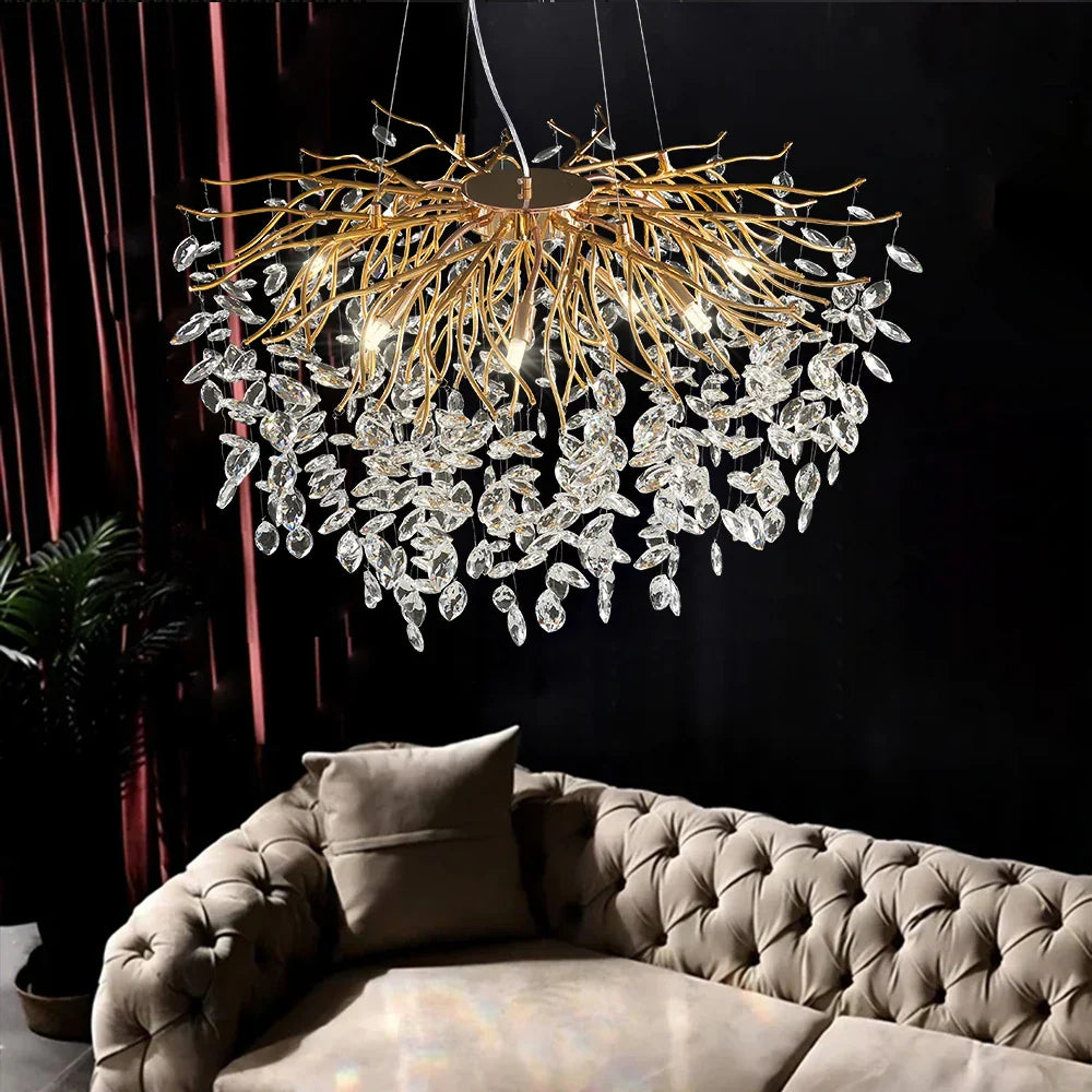 Candelabru Cristal LUXURY Golden Klara