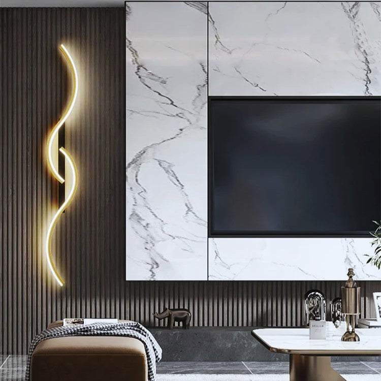 Aplica LED Eternity Gold+Black 40W 80CM