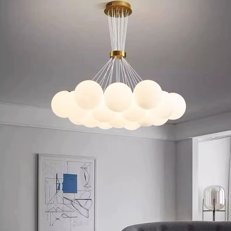 Lustra Abajur Mat Gold Bundle Chandeliers