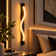 Aplica LED 18 W Nordic Style Black Rope Tube CCT