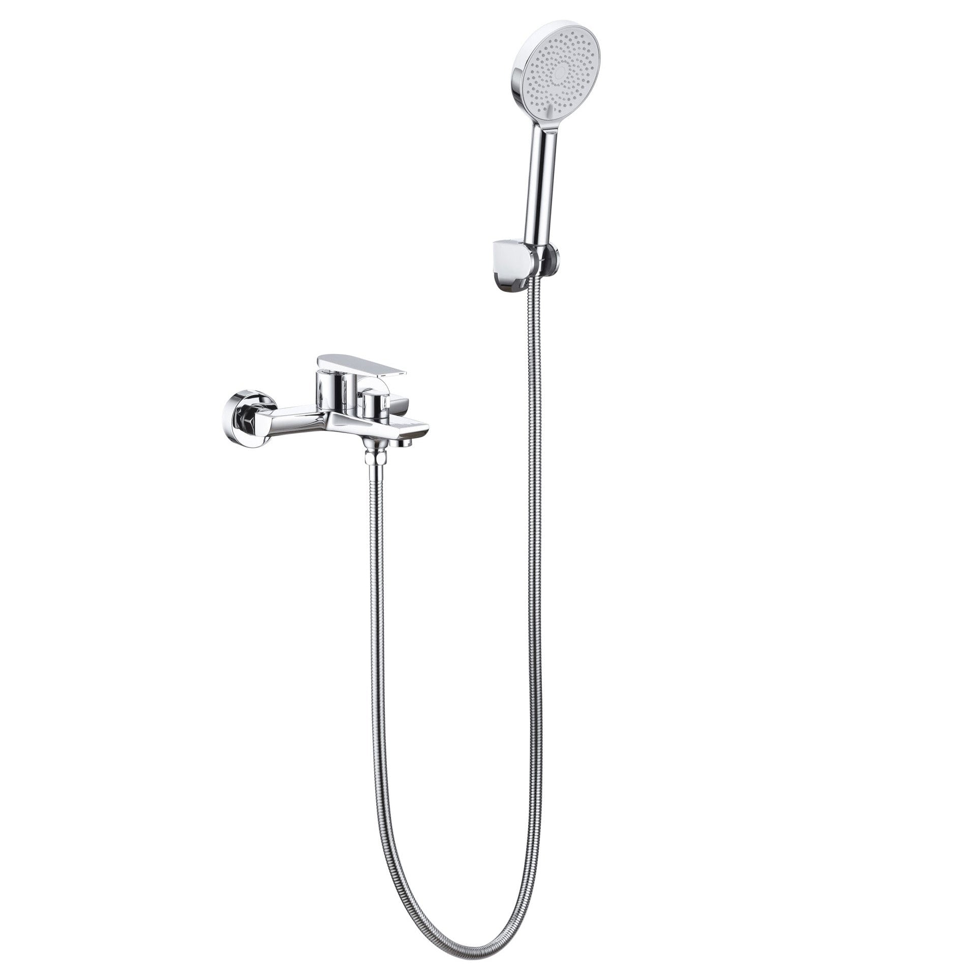 Coloana de Dus Inox Argintiu 3 Functii Design Slim si Reglabil