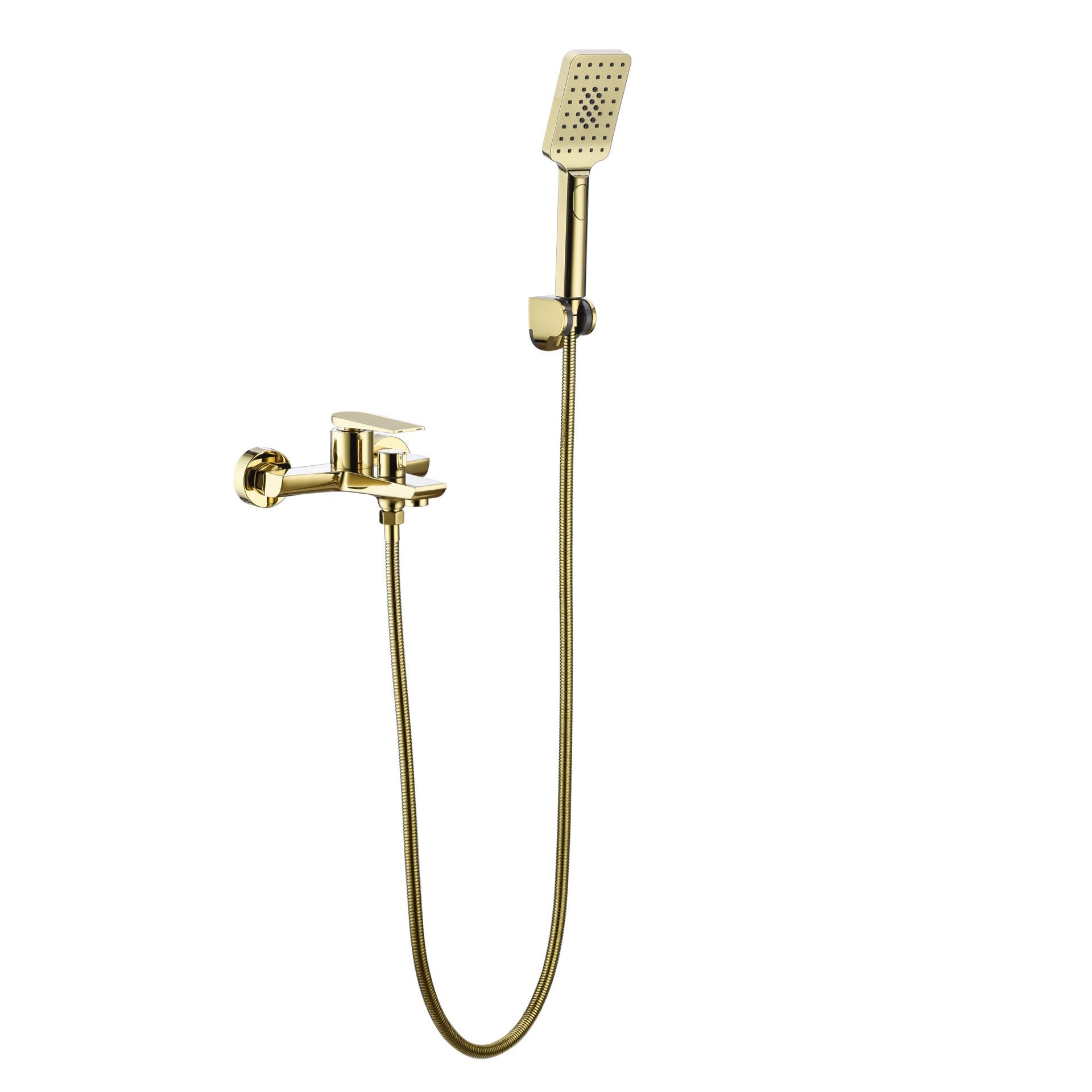 Coloana de Dus Auriu 3 Functii Design Slim Reglabil