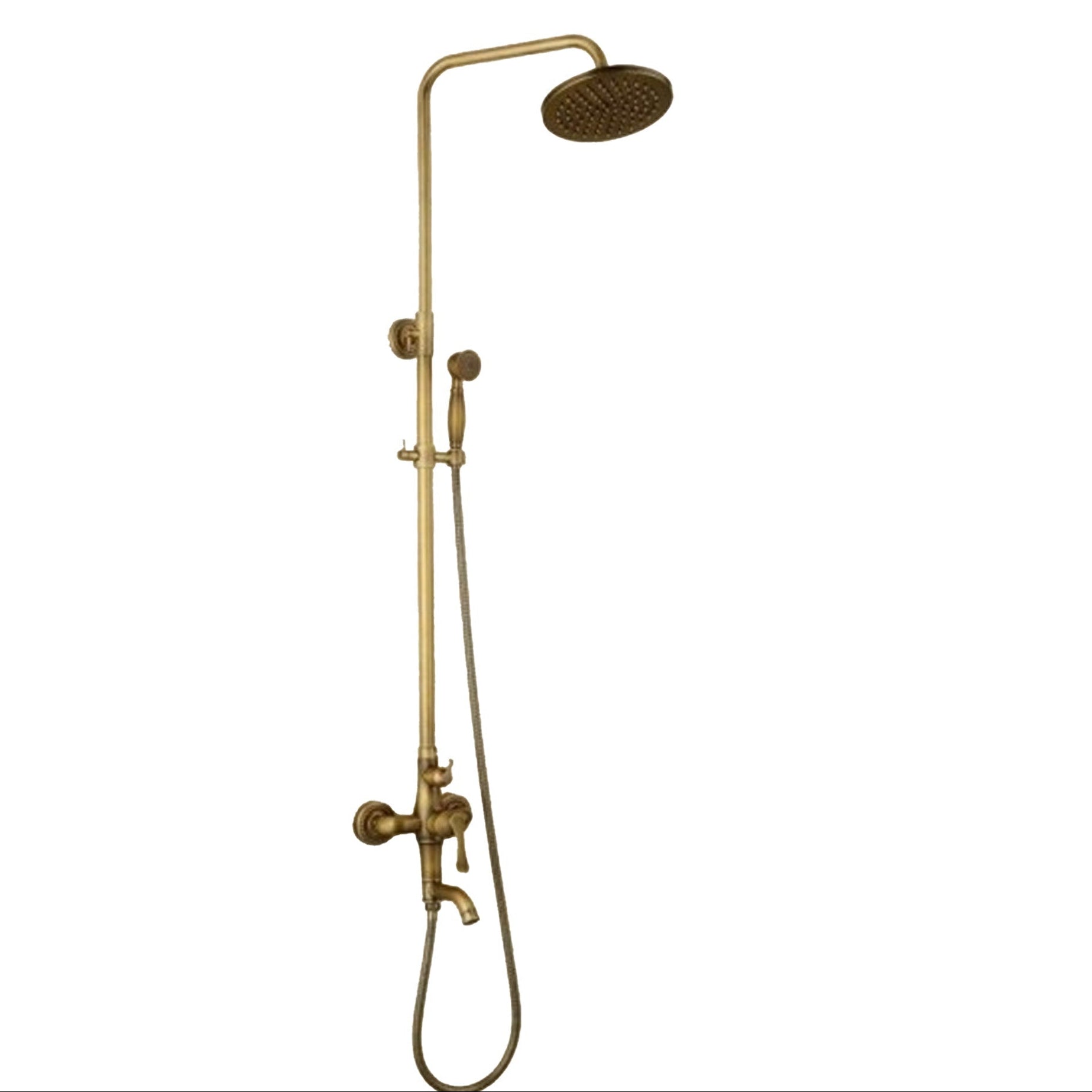 Coloana de Dus Bronz Antichizat 1730 3 Functii din Alama Sanitara