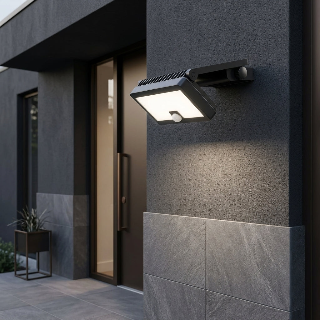 Aplica Solara LED Exterior 10W FERANO Senzor 3 Lumini