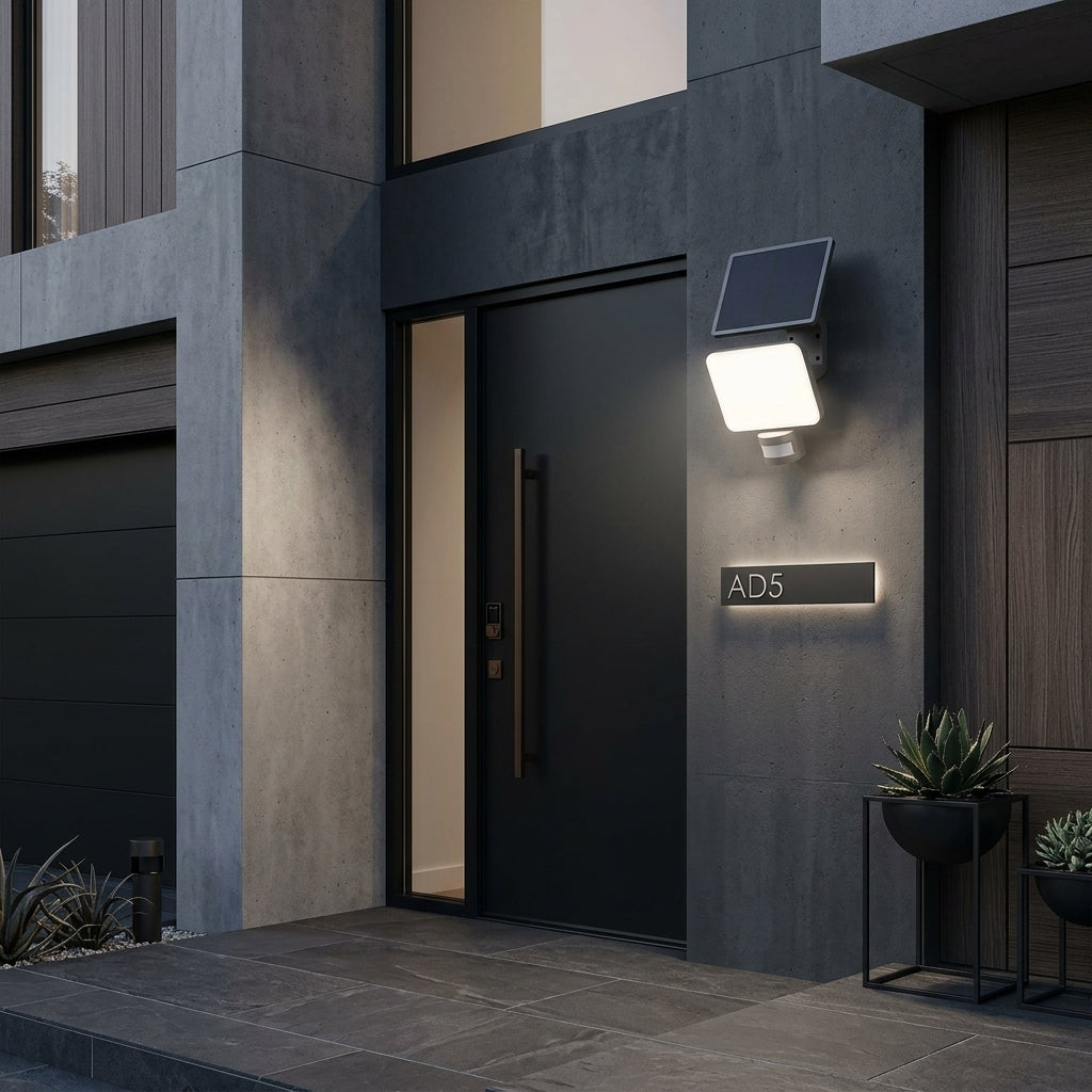 Aplica Solara LED Exterior 15W VERINO SENZOR W2 3 Lumini