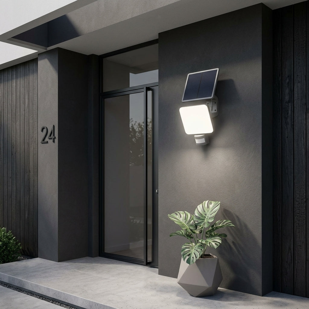 Aplica Solara LED Exterior 15W VERINO SENZOR W2 3 Lumini