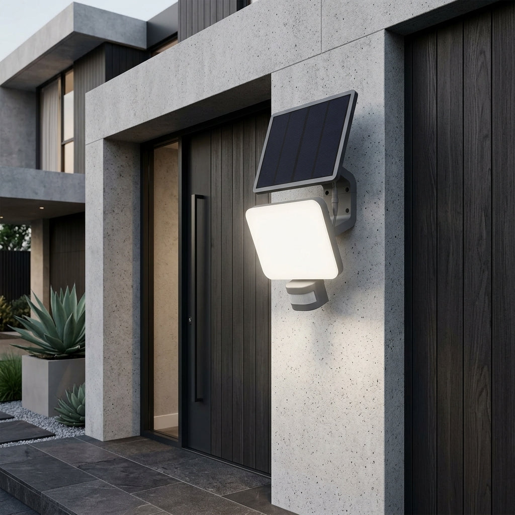 Aplica Solara LED Exterior 15W VERINO SENZOR W2 3 Lumini