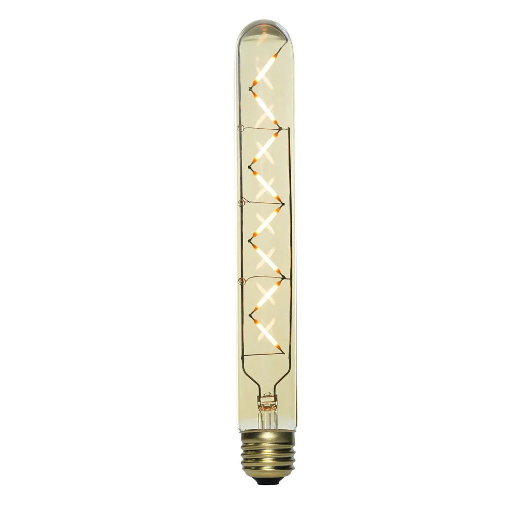 Bec LED E27 8W Vintage Cilindru T30, 300mm, 800lm Fumuriu