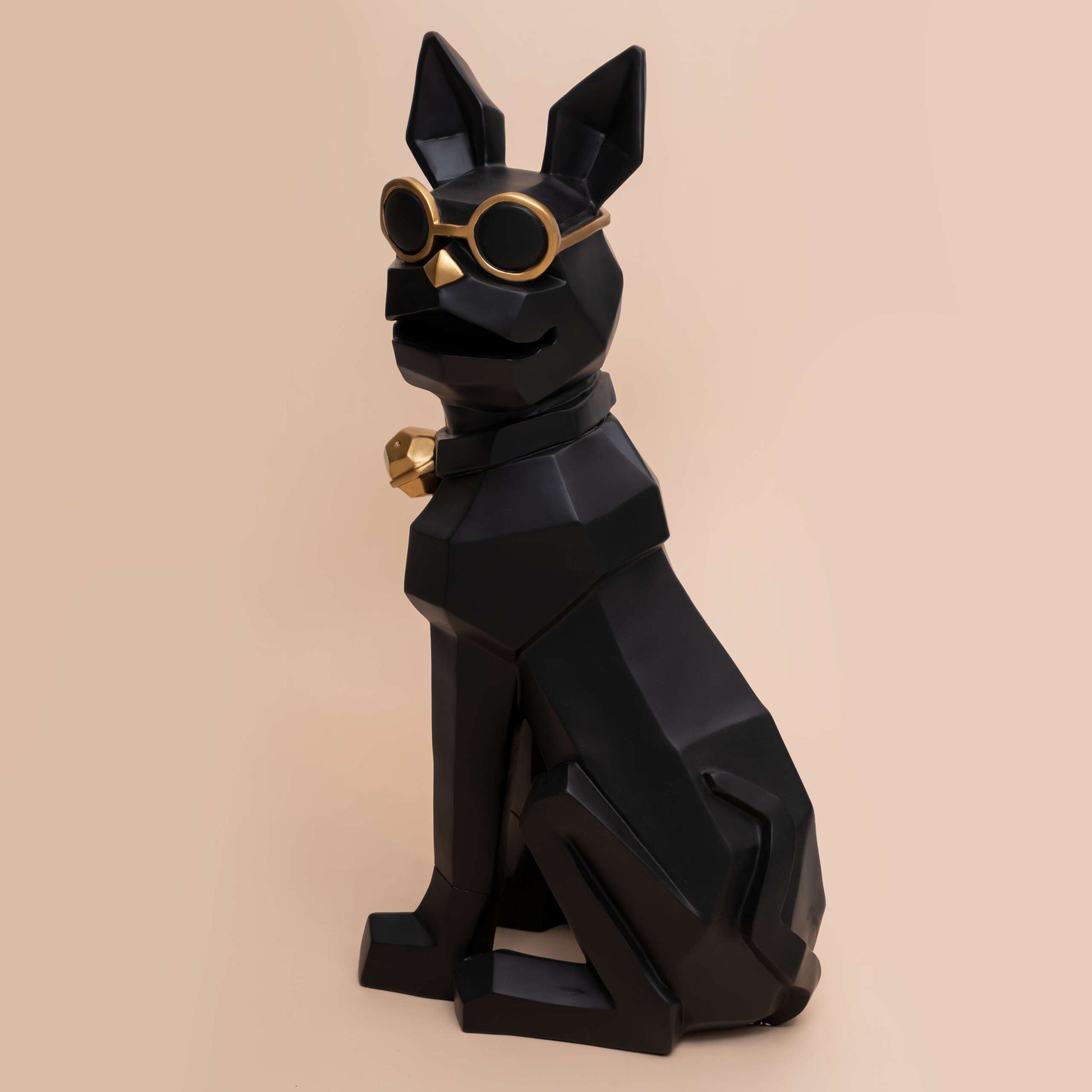 Statueta Decorativa Geometrica Obsidian Bulldog 68CM