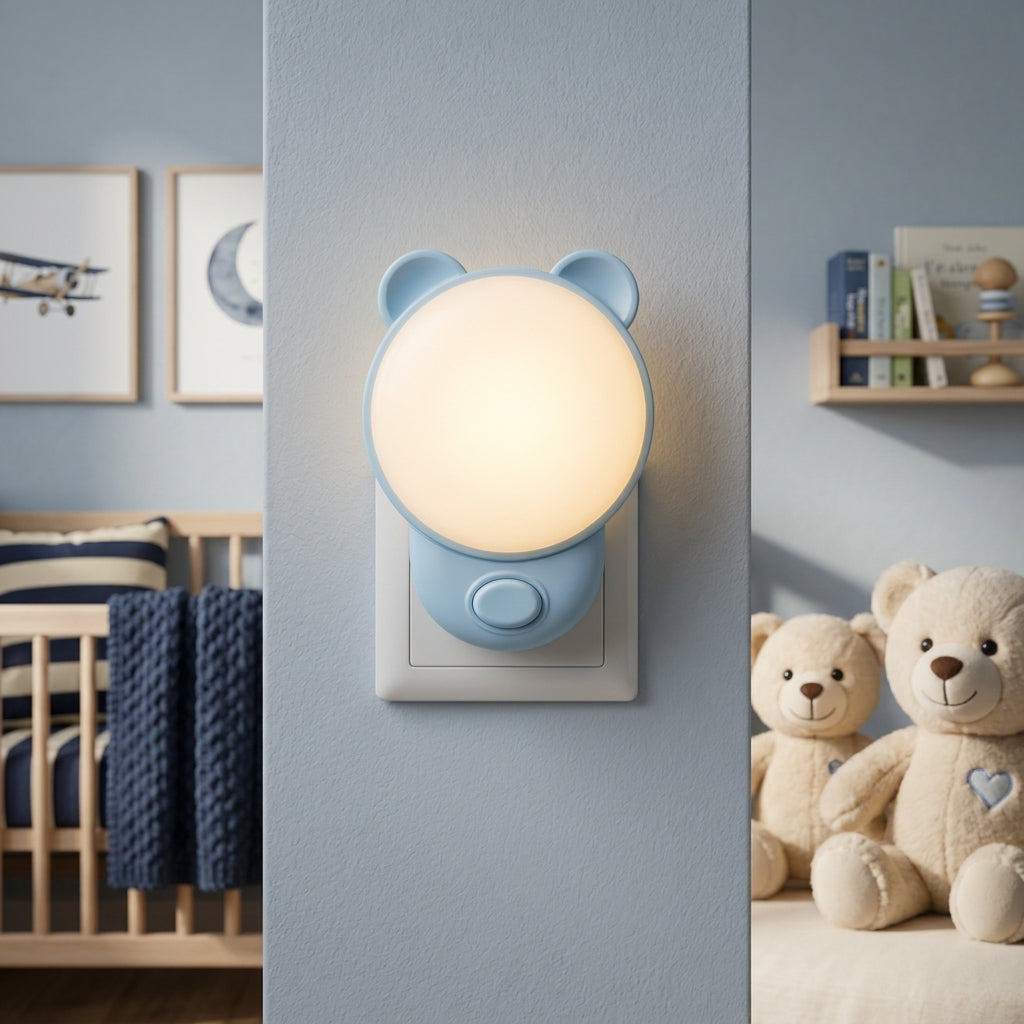 Lampa de Veghe LED Teddy Blue, 1.2W Copii